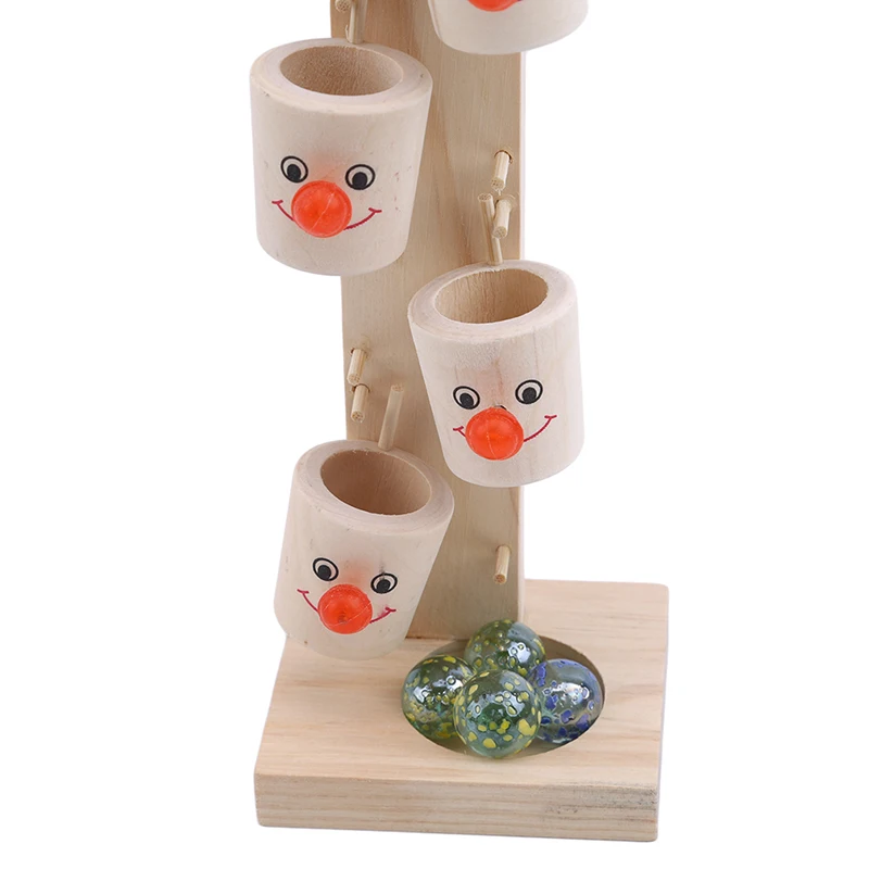 Детская забавная игра игрушка головоломка клоун бочка вина башня мультяшный