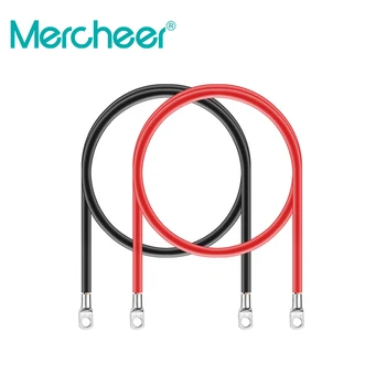 

8/6/4 AWG Battery Connection Cable,High Current Copper Wire with Lug,Car Inverter Wire,UPS,Battery Series and Parallel Connect