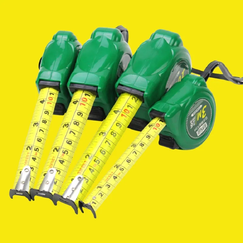 

BIG SALE LAOA 3pcs of 5m/7.5m/10m Japan Type Measuring Tape Double Side Steel Ruler Tapeline Retractable
