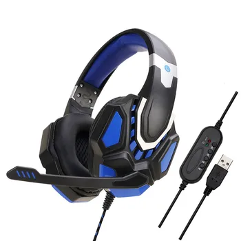 

Gaming Headset USB Over-Ear Stereo Gaming Headphone Microphone For N-Switch Headphones Stéréo Sans Fil Casque Wireless #G40