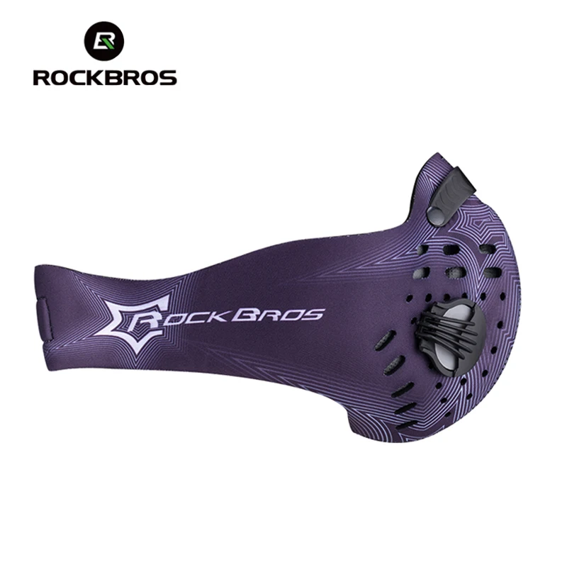 Rockbros полумаска для лица, спортивный респиратор, страйкбол, маска для велосипеда, противопылевая маска, дышащая маска для рта, Аксессуары для велосипеда