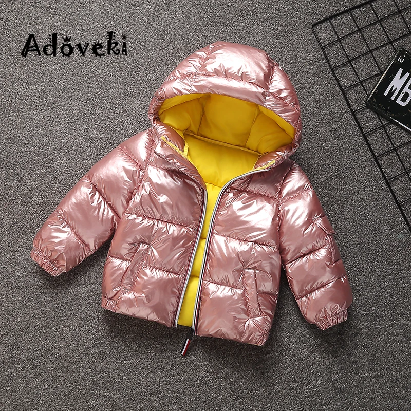 Новинка 2019 пуховик Adoveki из хлопка для девочек и мальчиков теплое зимнее пальто