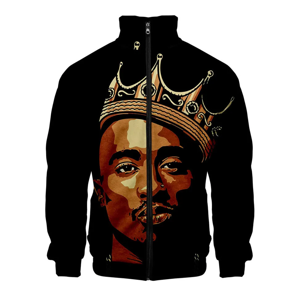 zip zop Tupac Amaru Shakur Jacket Mens 2