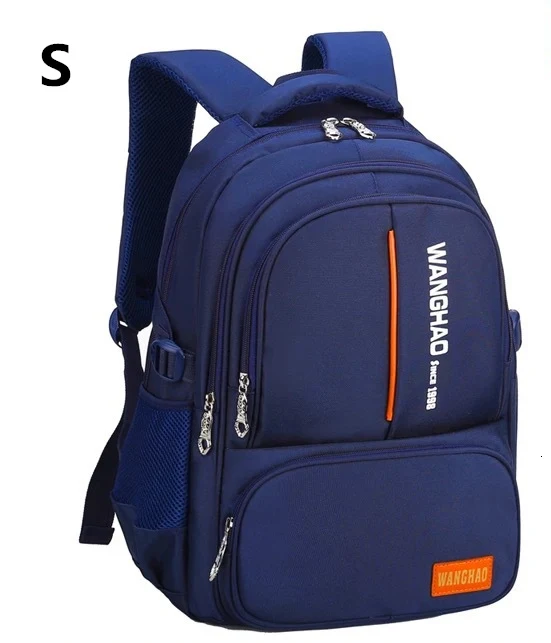 Children School Bags For Boys Girls High Quality Nylon Backpacks Lighten Burden On Shoulder For Kids Backpack Mochila Infantil - Цвет: S blue