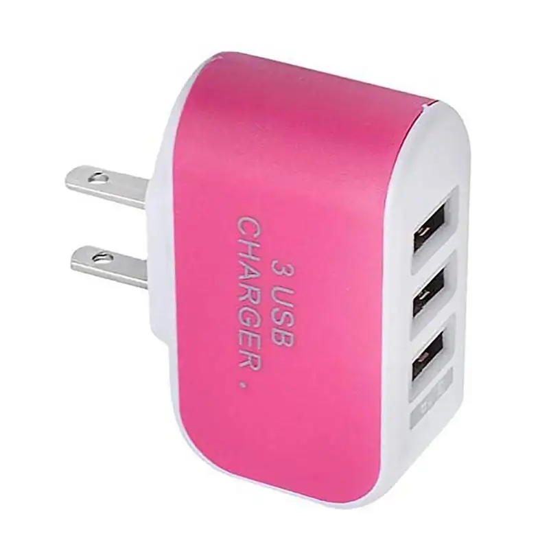 Лидер продаж Зарядное устройство адаптер умелые производство 3 Порты переносной usb-адаптер для Зарядное устройство 5V 1A быстрой зарядки Зарядное устройство США штекер Адаптер универсальный программатор