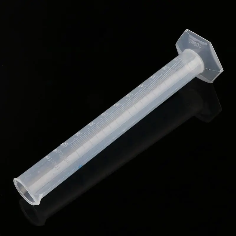 Measuring Cylinder Laboratory Test Graduated Liquid Trial Tube Jar Tool New