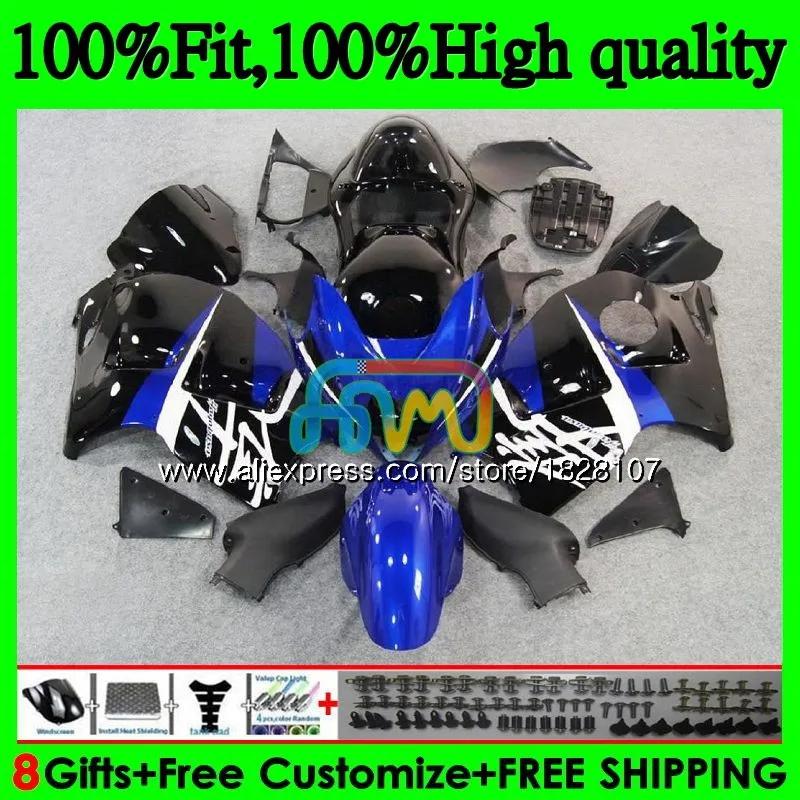 Инъекции для SUZUKI Hayabusa цвет синий, черный; большие размеры GSXR 1300 GSXR-1300 57BS. 247 GSXR1300 08 13, 14, 15, 16 лет 2008 2013 обтекатель