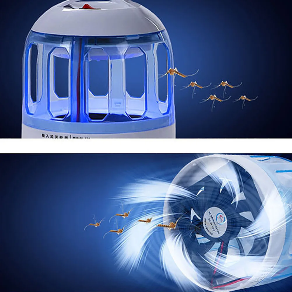 USB Charging UV Portable Removable Mosquito Killer Lamp Trap Night Light Fly Led Insect Bug Suction Type Repeller Electric