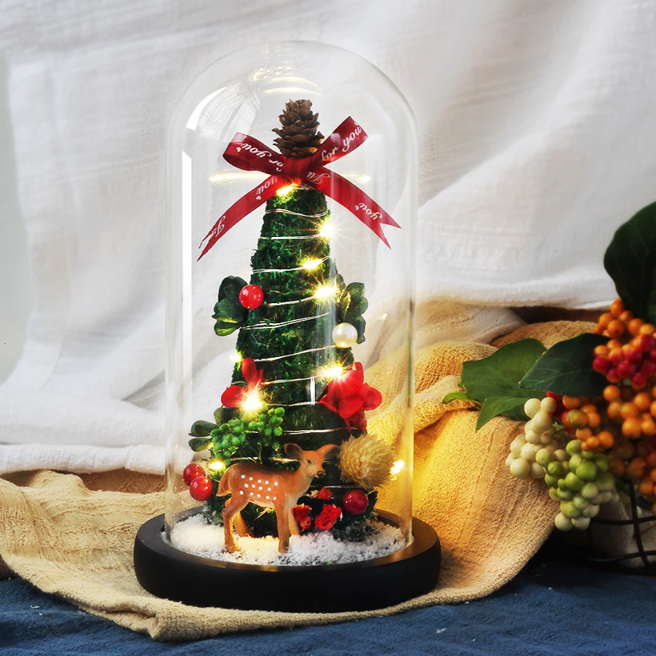 Deep Sapphire Exclusively made LED Christmas decorations Christmas tree with LED lights Christmas moose decorations pendant Christmas Day Gift - Цвет: Deep Sapphire