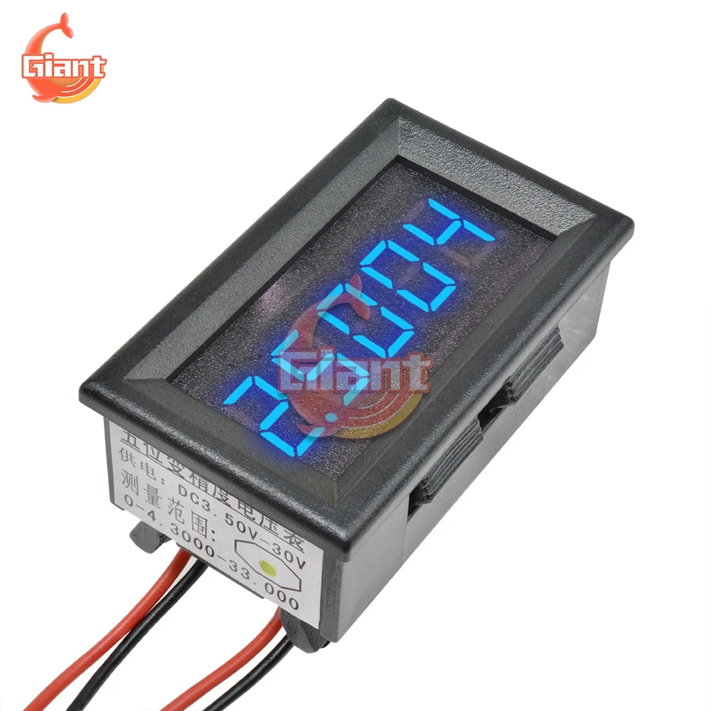 Voltmetro digitale ad alta precisione, display a LED, 0,36 pollici, 5 Voltmetro digitale ad alta precisione, display a LED, 0,36 pollici, 5