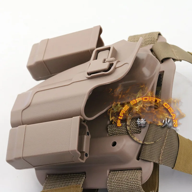 Открытый тактический 1911 кобура M92 жесткий пластиковый ножной рукав G17 кобура быстрого набора