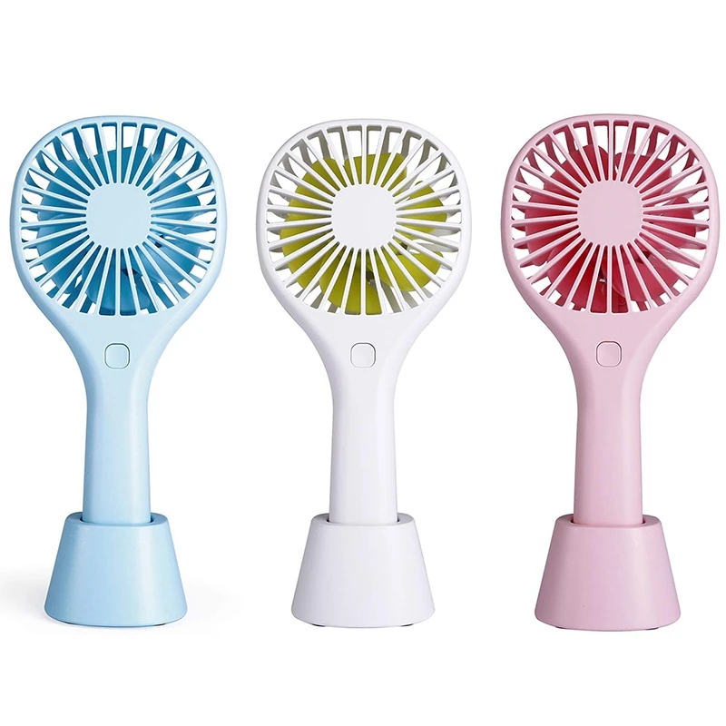 Mini-Handheld-Fan-USB-Desk Fan, Small Personal Portable Table Fan with USB Rechargeable 1200MAh Battery Operated Cooling Electri