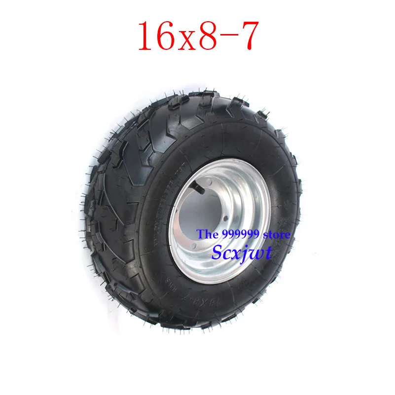2 шт. молния хорошего качества 16x8. 00-7 вакуумная шина ATV шин подходит для ATV 50CC, 90CC, 70CC, 110CC, 125CC внешняя шина