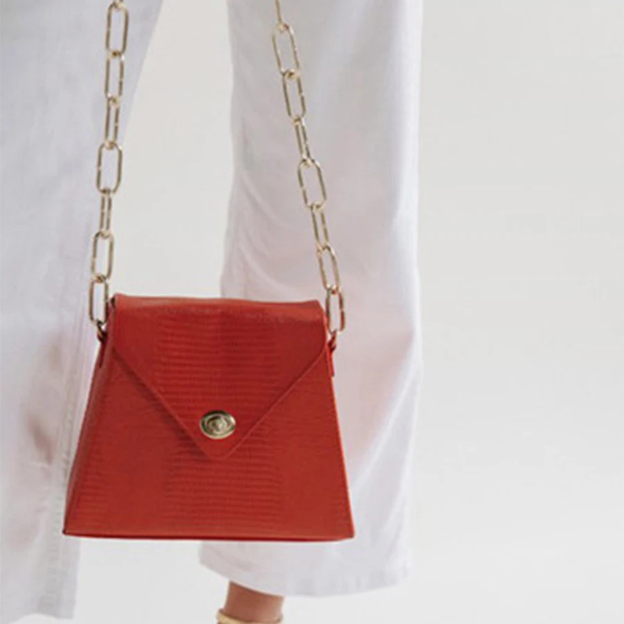 

Luxury Crocodile Pattern Small Square Bag For Ladies Vintage Metal Chain Messenger Bag Female Daily Wild Elegant Shoulder Bags