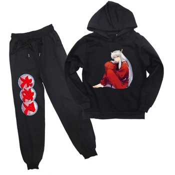 

Anime Inuyasha Children's Clothing Children's Sweater Suit Thin Hoodie + Straight Casual Pants Boys and Girls Sportswear Loose
