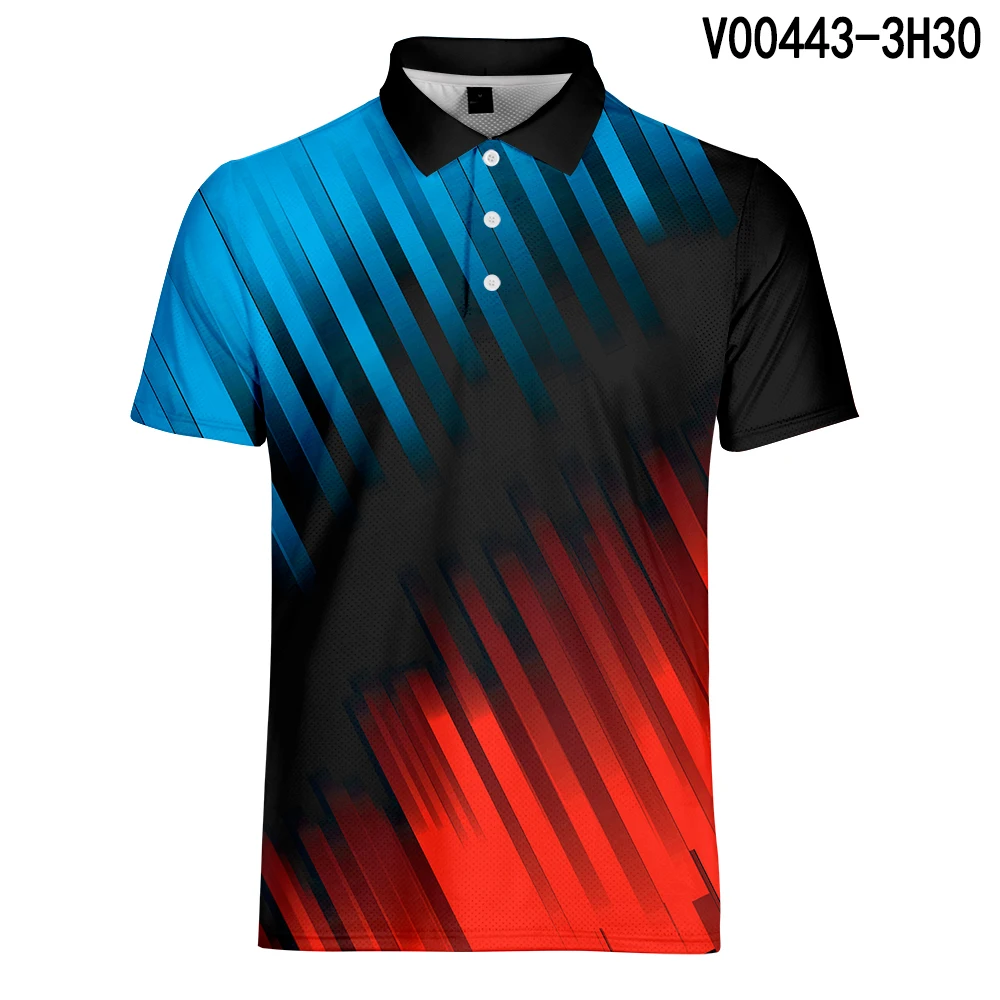 WAMNI/модная футболка-поло с 3D рисунком, Спортивная рубашка с отворотами, большие размеры, брендовые футболки-поло, одежда, топы, Прямая поставка - Цвет: V00443