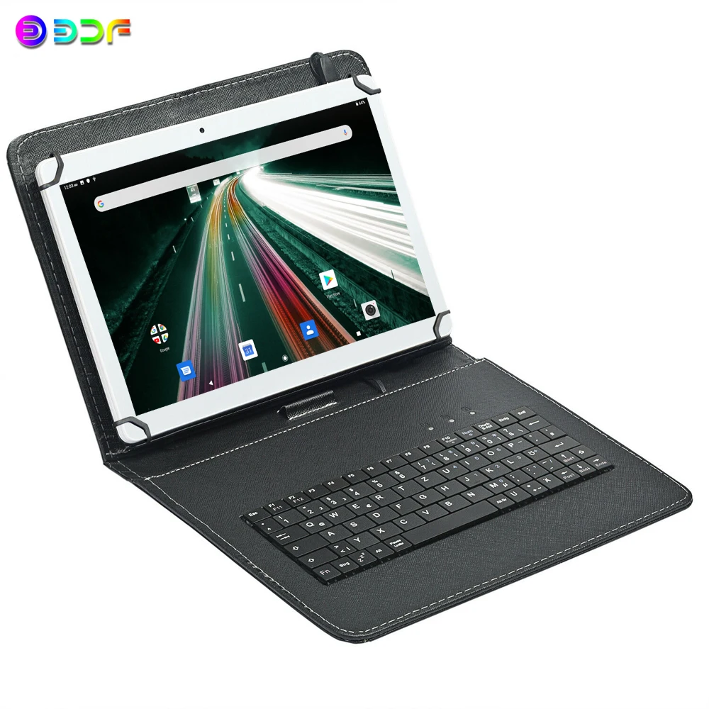 Tableta pc de 10,1 pulgadas, Tablet con Android 9,0, 3G/4G, ocho núcleos, 4GB + 64GB de ROM, Bluetooth, Wi-Fi, pantalla de acero 2.5D