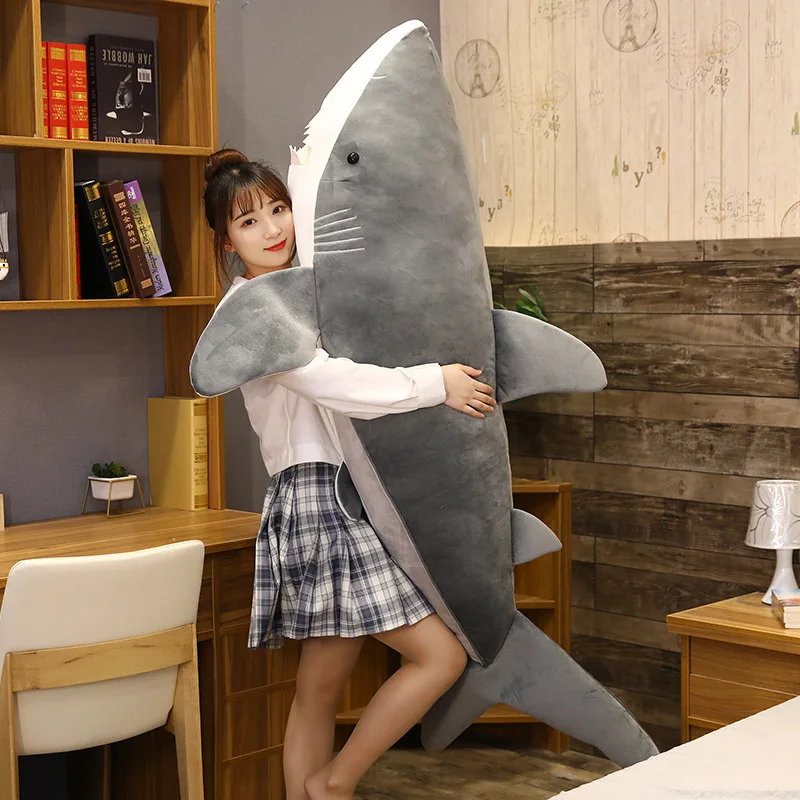 Популярная Милая Новая мягкая игрушка Huggable большого размера плюшевая Акула