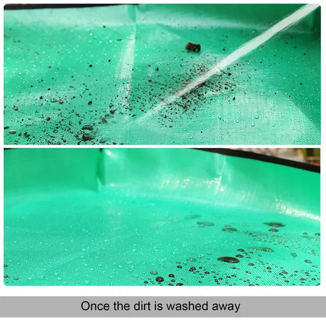 50/68/100 Cm -Es Ültetési Szőnyegek Pe Gardening Mat Green Pad Növény Erkély Super Light Újrahasznosítható Vízálló Virágkert Szőnyeg - Image 3