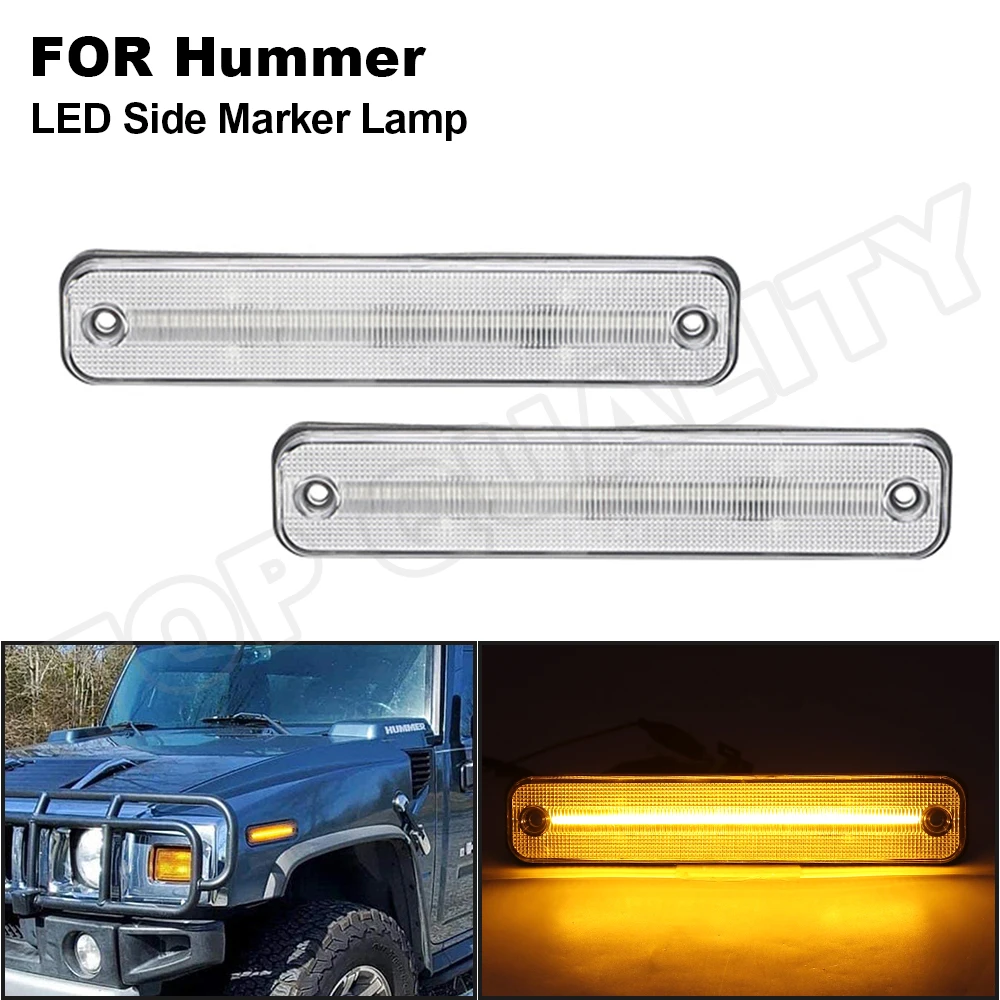 

2 шт., фонари для боковых габаритных огней Hummer H2 2003 2004 2005 2006 2007 2008 OEM #: 2009