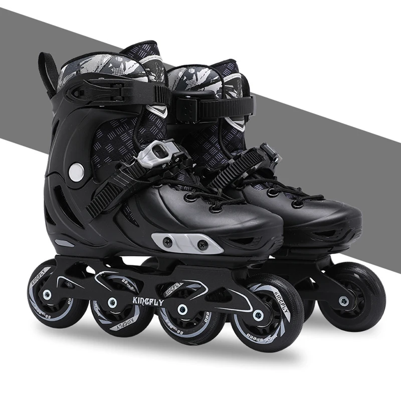 Details about   4-Wheels Inline Skates Shoes Hockey Roller Professional Sneakers Adults Kids 