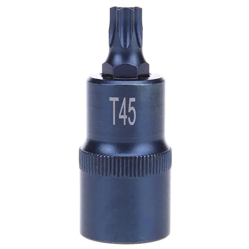 T45 Отвертка бит 1/2 разъем биты адаптер для отвертки T20 T25 T27 T30 T35 T40 T45 T50 T55 T60 T70 Торцевая головка инструмент - Цвет: T45