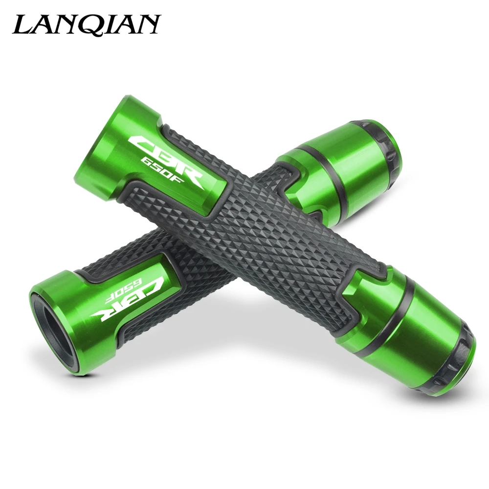

7/8'' Motorcycle Aluminum Plastic Handle Grips With Logo For HONDA CBR650F CBR 650F 2014 2015 2016 2017 2018