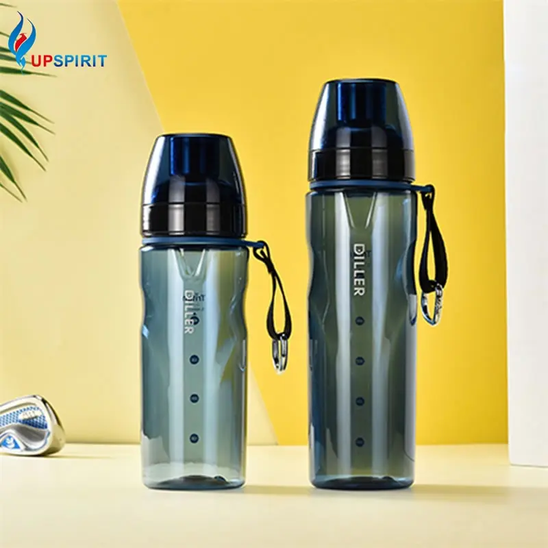 Upspirit портативная Спортивная бутылка для воды с веревкой большой емкости питьевой чайник для занятий спортом на открытом воздухе путешествия протеиновый шейкер посуда для напитков