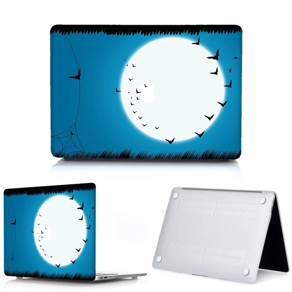 3D чехол для ноутбука на Хэллоуин для MacBook Air 13 Pro retina 11 12 13 13,3 15, для Macbook New Pro 13 15 чехол для клавиатуры с сенсорной панелью - Цвет: Halloween-8