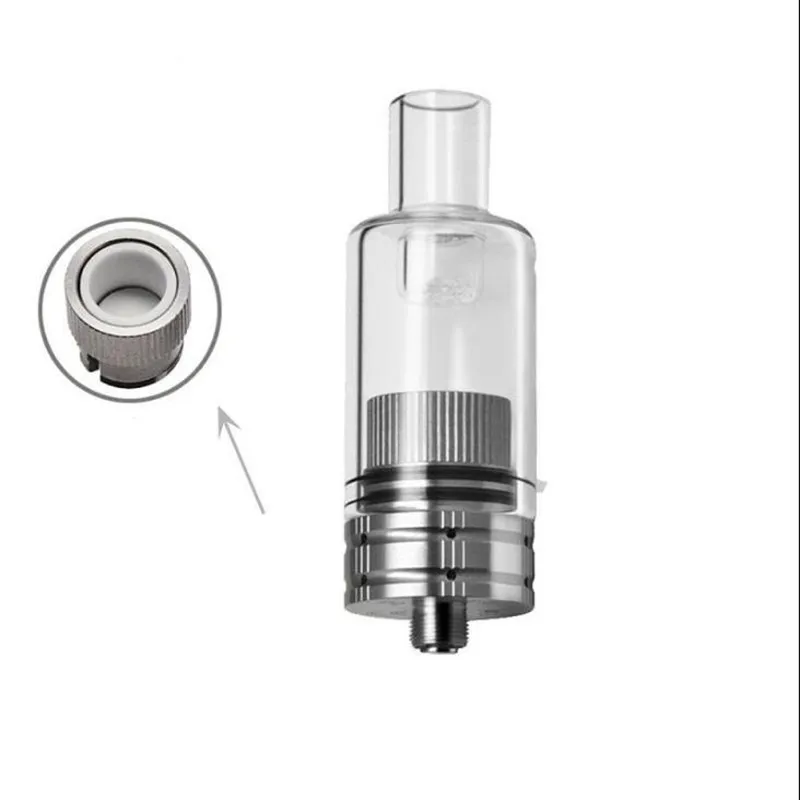 atomizer with A coil Mr Bald iii простая посылка 2 в 1 Quartze керамические резервуары для воска сухой травы испаритель 5 типов катушки на выбор - Цвет: atomizer with A coil