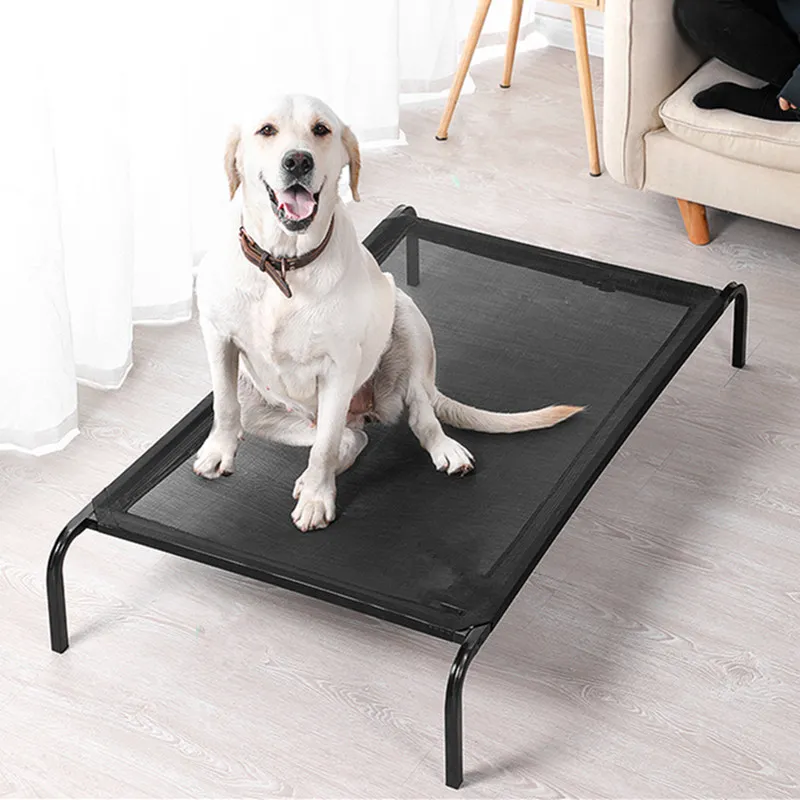 Cama del perro casas Para Perros Grandes Camas gato Perrera de red de malla Para mascotas transpirable Perros durmiendo perrera Camas Para Perros Grandes