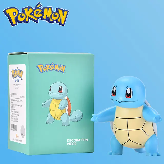 Pokemon Pikachu Charmander Psyduck Squirtle Jigglypuff Bulbasaur Bulbasaur Anime Figures Toys Model Kawaii 6 Type For Kids Gifts Squirtle