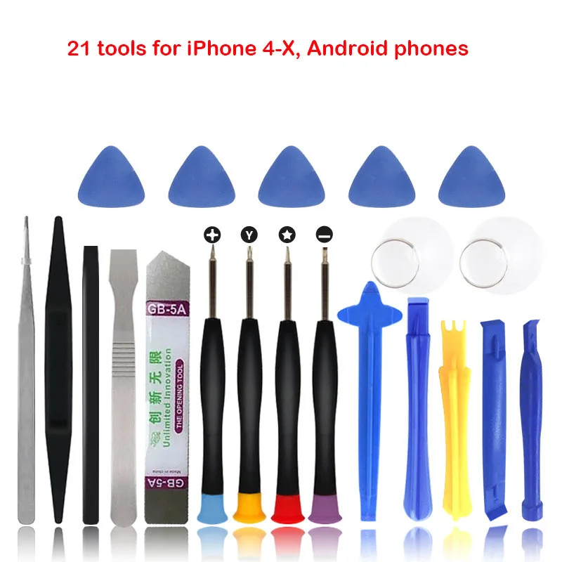 20 в 1 мобильный телефон ремонт набор инструментов для iPhone iPad Samsung Android Phone входящие