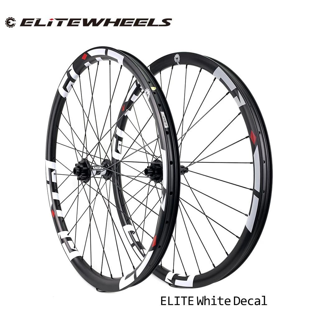 - ELITEWHEELS 29er MTB Carbon Wheelset 3329mm DT 350 HUB Tubeless Ready Rim For Cross Country All Mountain Bike Wheels QR  Boost