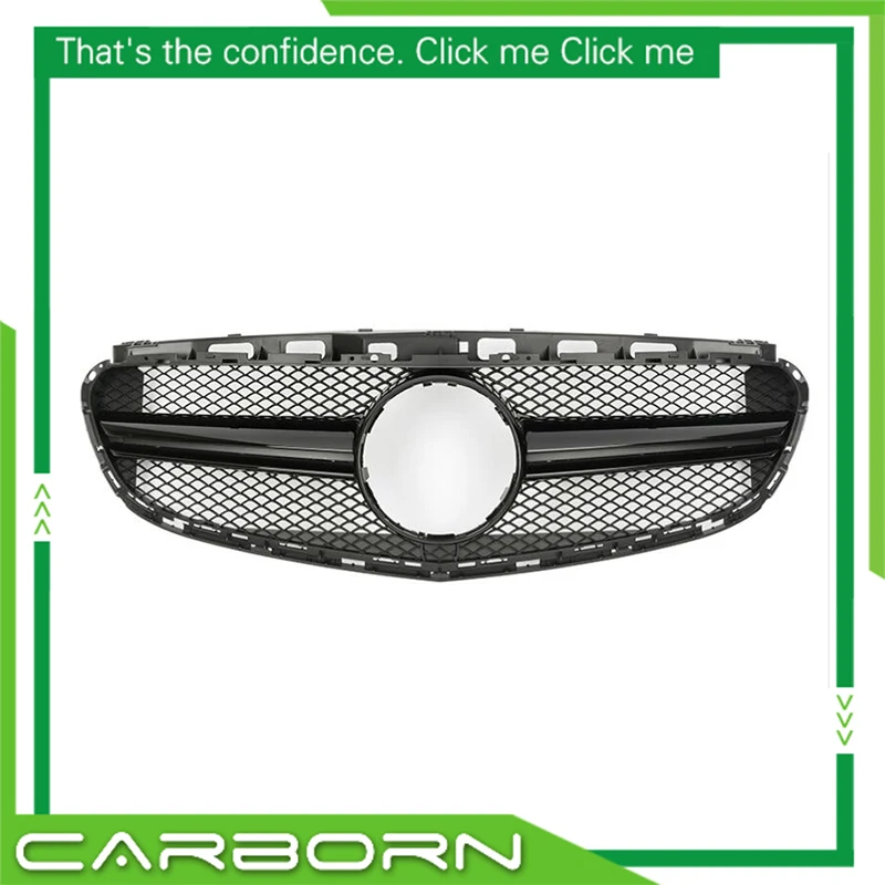 

2014-2016 For Mercedes Benz E-Class W212 E300L E400L E200 E350 Grill Avantgarde Mesh Front Racing Grille