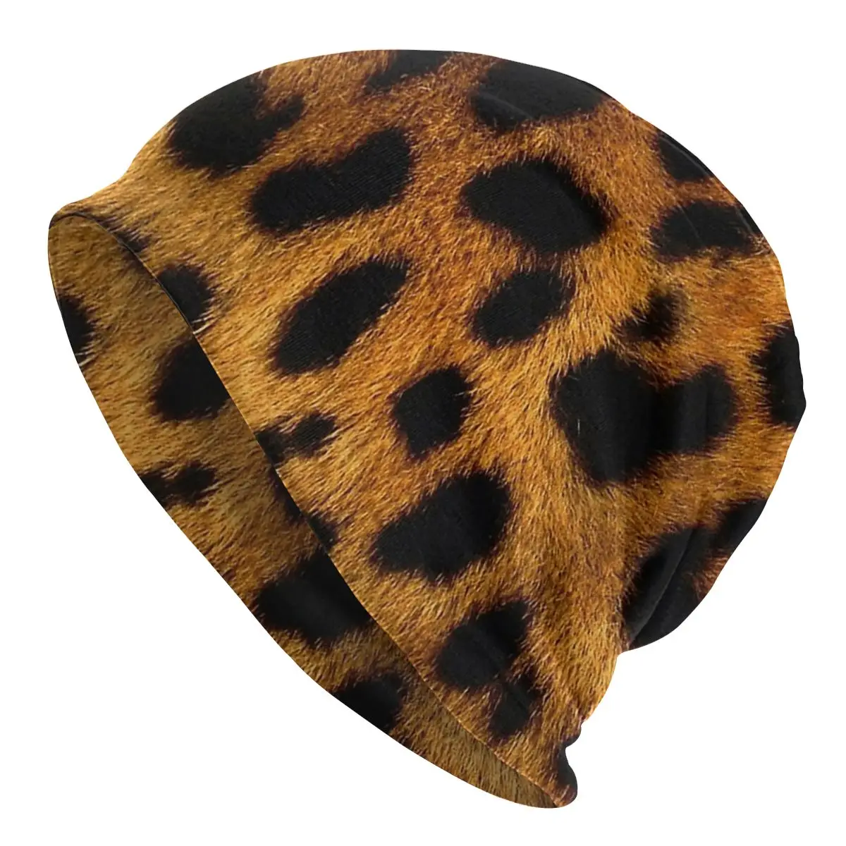 

Leopard Spot Pattern Caps Cool Outdoor Skullies Beanies Hat Unisex Male Spring Warm Thermal Elastic Bonnet Knitted Hat