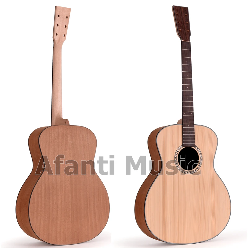 41 Pollici Chitarra Acustica Kit/Solido Abete Top / Sapele Indietro E Lati/Fai Da Te Chitarra Acustica (Afa-958)