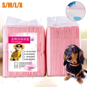 

20/40/50/100Pcs Pet Dog Kitten Disposable Absorbent Diaper Cleaning Urine Pad Pet Cage Mat