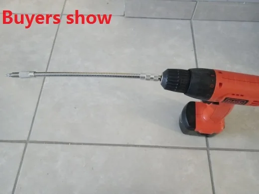 Гибкий штатив для дрели и шуруповерта 300 мм 1/4 дюйма|extension screwdriver|bit holderbit extension |