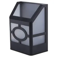 ICOCO светодиодный светильник на солнечной батарее, светильник с датчиком для забора, настенный светильник для дома, сада, дорожки, лестницы