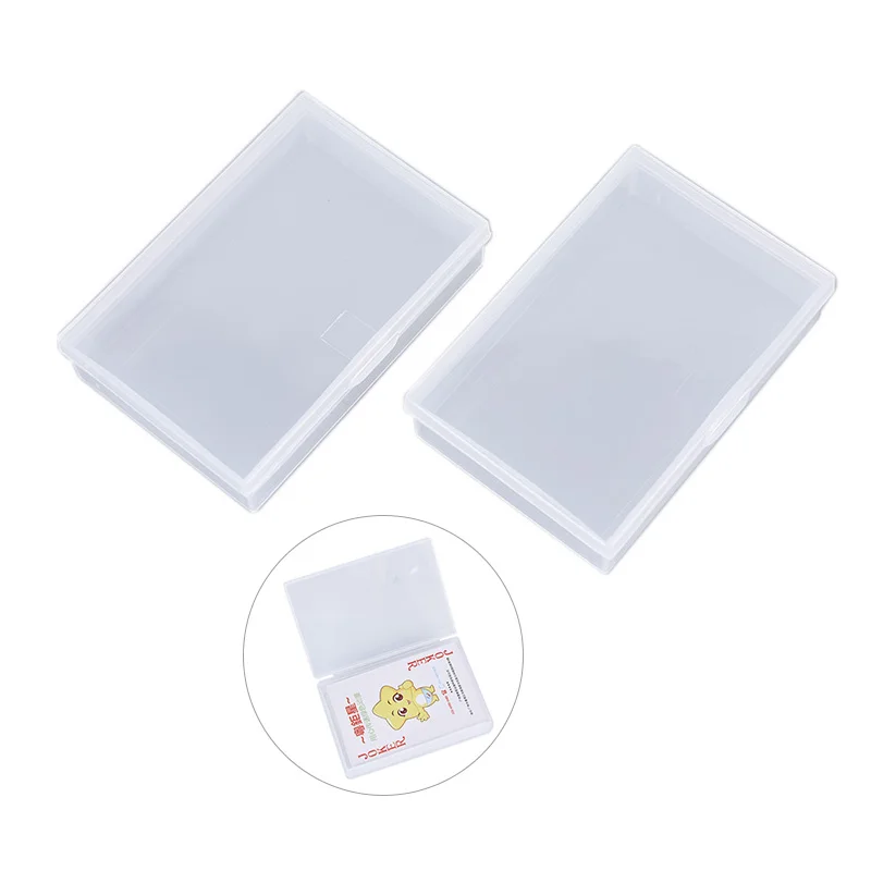2 шт. пластиковые прозрачные коробки для покерных карт|Игральные карты| |