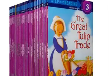 

4-12 year Children's English Learning textbook early education book english Picture Books Step into Reading grade 3 30 books/set