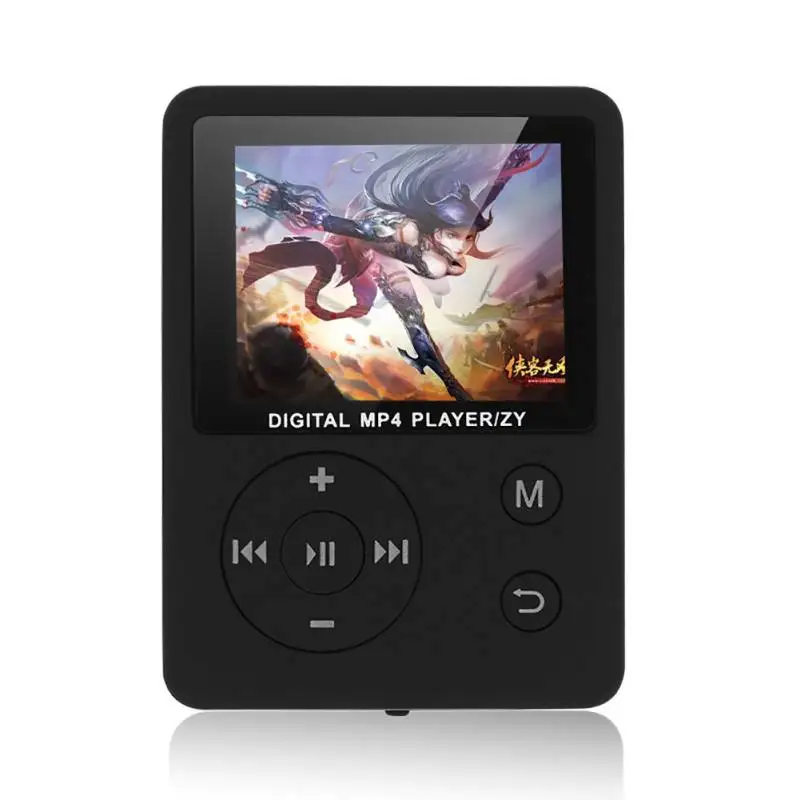 1,8 дюймовый цветной экран Ультратонкий MP3-плеер поддержка 32G TF карта 13 языков Портативный MP3 HiFi музыкальный плеер FM Электронная книга Walkman - Цвет: Черный