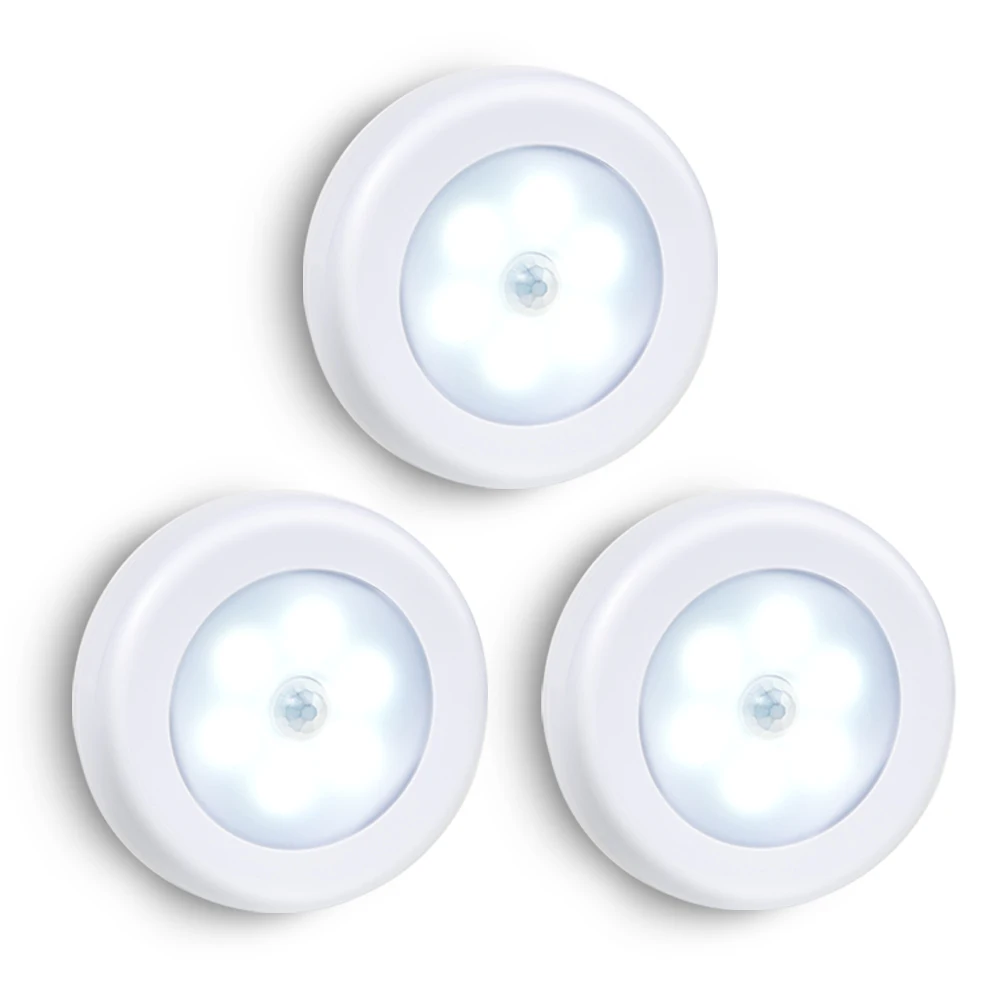 

LED Motion Sensor Night Light,Wireless Detector Light Wall Lamp Light,Cordless Battery-Powered LED Home Light