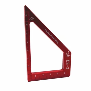 

1*Woodworking Scribing Device High Precision Aluminum 45/90/135 Degree Angle Ruler Woodworking Scribing Rulers