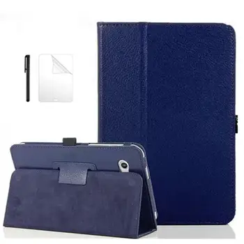 

Flip Folio PU Leather Case Cover For Samsung Galaxy Tab 2 7 GT P3100 P3110 P3113 GT-P3100 7.0 inch Stand Tablet Case+Film+Pen