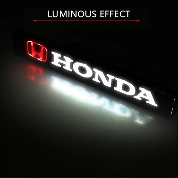 

Car sticker front hood grille emblem LED decorative lights for Hondas CBR300RR CBR600RR CBR1000RR CBR500R CBR650F VFR800 1200