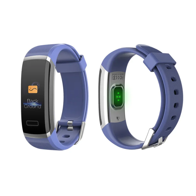 Hot new GT101 color screen smart bracelet heart rate sports bracelet sleep monitoring step waterproof