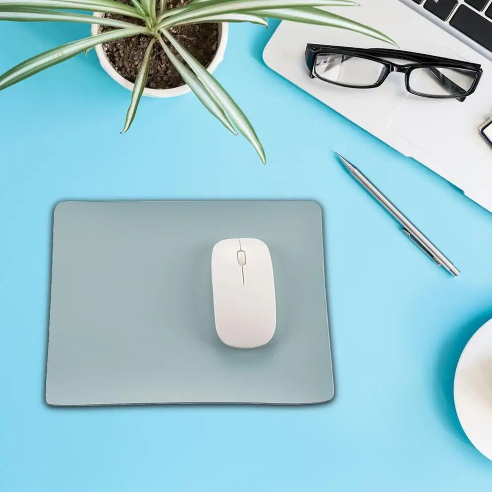 Anti-slip Leather Mouse Pad for gaming desk cushion Pad Universal comfortable home Office PC laptop Accessories