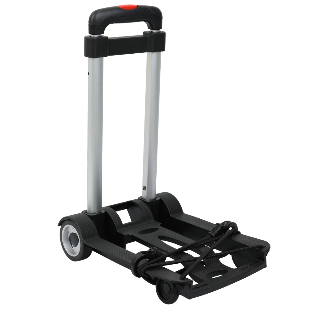 

Portable Foldable Two-wheeled Luggage Shopping Travel Cart Flatbed Trailer Trolley Barrow Hand Tools